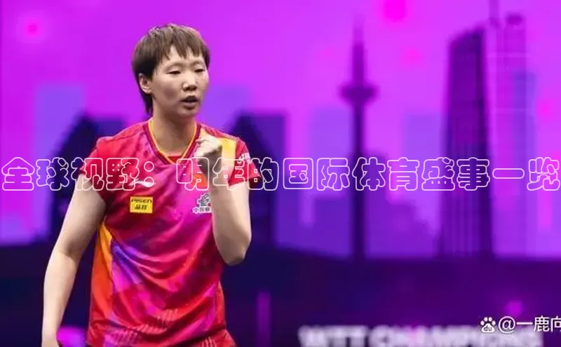 全球视野：明年的国际体育盛事一览